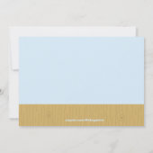 我々のビッグボーイの卒業招待状 招待状 (裏面)