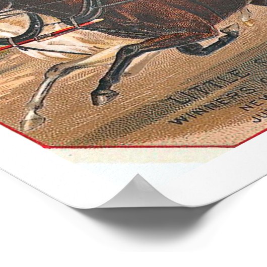 我々のプライドヴィンテージ獲得競走馬 ポスター (角)