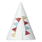 我々のベビーシャーク海の下の最初の誕生日 パーティーハット (裏面)