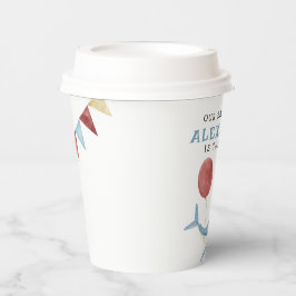 我々のベビーシャーク海の下の最初の誕生日 紙コップ