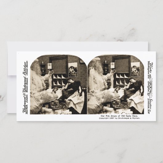我々のペットの夢のオールドサンタクロース1897 シーズンカード (正面)