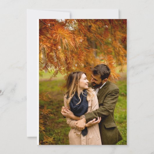 我々のボヘミアンの駆け落ち宣言 案内状 (裏面)