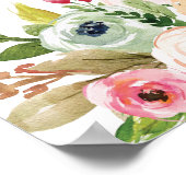 我々のポスターピンに明るい結婚植物学を歓迎 ポスター (角)