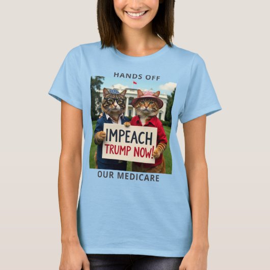 我々のメディケア政治を阻止する Tシャツ (正面)