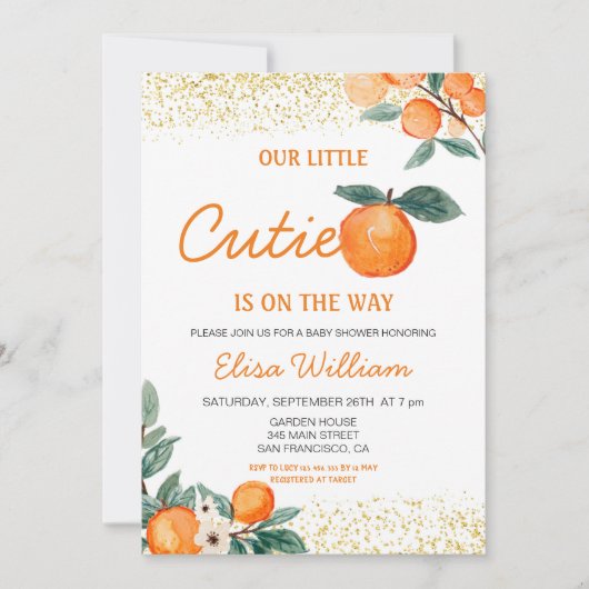 我々のリトルかわいこちゃんは招待されている 招待状 (正面)