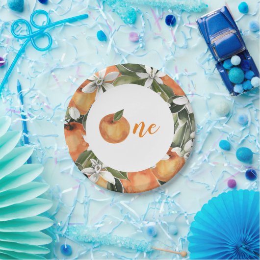 我々のリトルかわいこちゃんは1つのプレートかわいこちゃん最初の誕生日 ペーパープレート (パーティー)