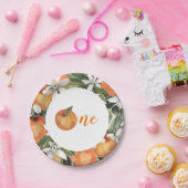 我々のリトルかわいこちゃんは1つのプレートかわいこちゃん最初の誕生日 ペーパープレート (パーティー)