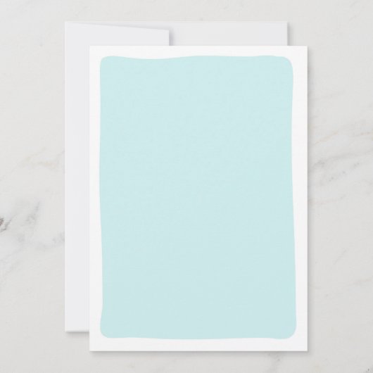 我々のリトルかわいこちゃんクレメンティンオレンジファースト誕生日 招待状 (裏面)