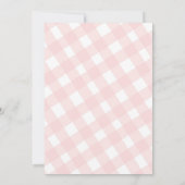 我々のリトルアップルファースト誕生日招待状 サンキューカード (裏面)