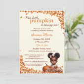 我々のリトルカボキンアフロプフベビーガール誕生日 招待状 (スタンド正面)