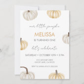 我々のリトルカボキンカワイボホ秋誕生日パーティー 招待状 (正面)