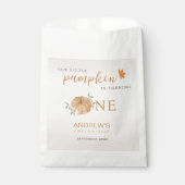 我々のリトルカボチャ秋秋第1の誕生日 フェイバーバッグ (正面)