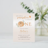 我々のリトルカボチャ秋秋第1の誕生日 ポストカード (スタンド正面)