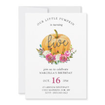 我々のリトルカボチャ第5誕生日