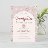 我々のリトルカンプキンファースト誕生日 招待状 (スタンド正面)