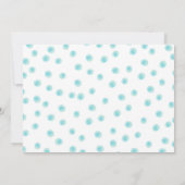 我々のリトルサンシャインボーイブルーボウタイサン誕生日 招待状 (裏面)