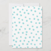 我々のリトルサンシャインボーイブルーボウタイサン誕生日 招待状 (裏面)