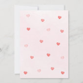 我々のリトルスウィートハートトラック誕生日 招待状 (裏面)