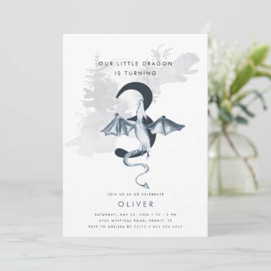 我々のリトルドラゴンボーイズ三歳の誕生日 招待状 (スタンド正面)