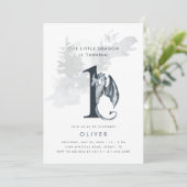 我々のリトルドラゴンボーイズ1st誕生日 招待状 (スタンド正面)