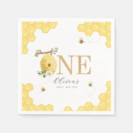 我々のリトルハニービー1st蜂の日誕生日 スタンダードカクテルナプキン