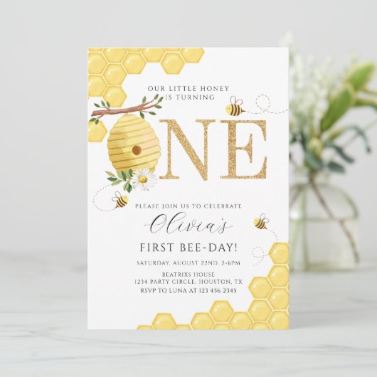 我々のリトルハニービー1st蜂の日誕生日 招待状 (スタンド正面)