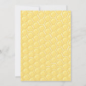 我々のリトルハニービー1st蜂の日誕生日 招待状 (裏面)