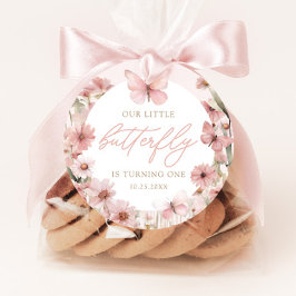 我々のリトルバタフライピンクガールズ誕生日 フェイバータグ