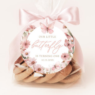 我々のリトルバタフライピンクガールズ誕生日 フェイバータグ