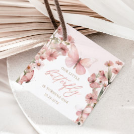 我々のリトルバタフライピンクガールズ誕生日 フェイバータグ