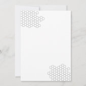 我々のリトルビーのまわりに誕生日パーティー 招待状 (裏面)