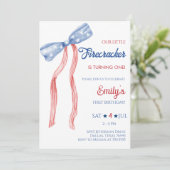 我々のリトルファイクラッカーボウ誕生日 招待状 (スタンド正面)