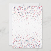 我々のリトルファイクラッカー誕生日 招待状 (裏面)