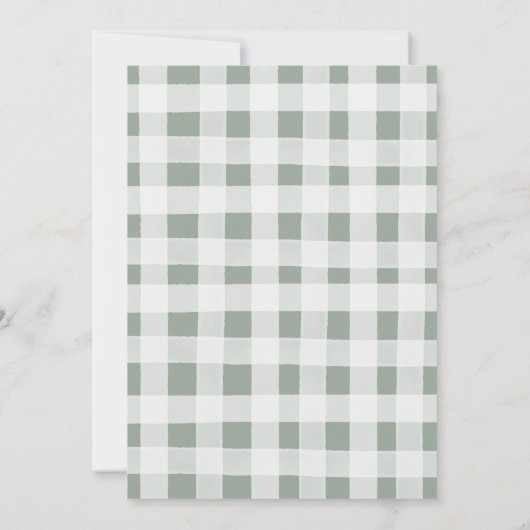 我々のリトルベアはワイルドワン誕生日招待状 招待状 (裏面)