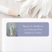 我々のレディオブルーデスロザリオヴァージンメアリーバラ ラベル (インサイチュ)