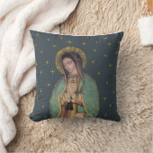 我々のレディーオブグアダルーペヴァージンメアリー装飾用クッション クッション (ブランケット)