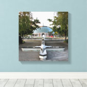 我々のレディーオブファティマ神社キャンバスプリントプリント キャンバスプリント (インサイチュ (ウッドフロア))