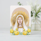 我々のレディーオブルーデス祈りの言葉カード サンキューカード (スタンド正面)