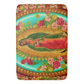 我々のレディーグアダループメキシコ聖ヴァージンマリア バスマット (正面縦)