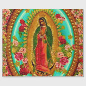 我々のレディーグアダループメキシコ聖ヴァージンマリア ラッピングペーパー (フラット)