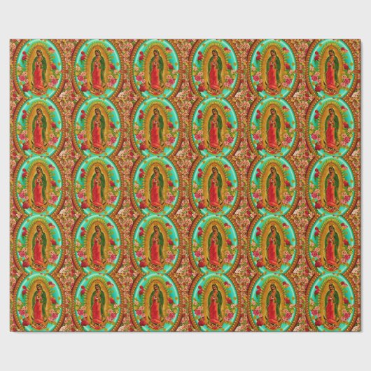 我々のレディーグアダループメキシコ聖ヴァージンマリア ラッピングペーパー (シーム)