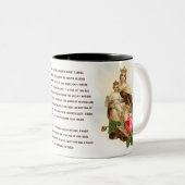 我々のレディ・オブ・山カーメル祈りの言葉イエスキスカプラ ツートーンマグカップ (正面右)