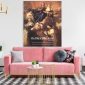 我々のレディ・オブ・山・カーメル祈りの言葉 キャンバスプリント (インサイチュ (リビング))