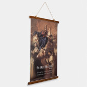 我々のレディ・オブ・山・カーメル祈りの言葉 吊り下げ型タペストリー (傾斜あり)