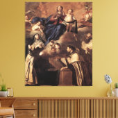 我々のレディ・オブ・山・カーメル1641 キャンバスプリント (インサイチュ (リビング))