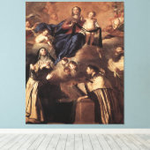 我々のレディ・オブ・山・カーメル1641 キャンバスプリント (インサイチュ (ウッドフロア))