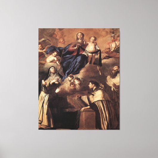 我々のレディ・オブ・山・カーメル1641 キャンバスプリント (正面)