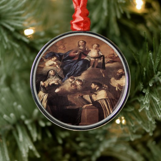 我々のレディ・オブ・山・カーメル1641 メタルオーナメント (ツリー)