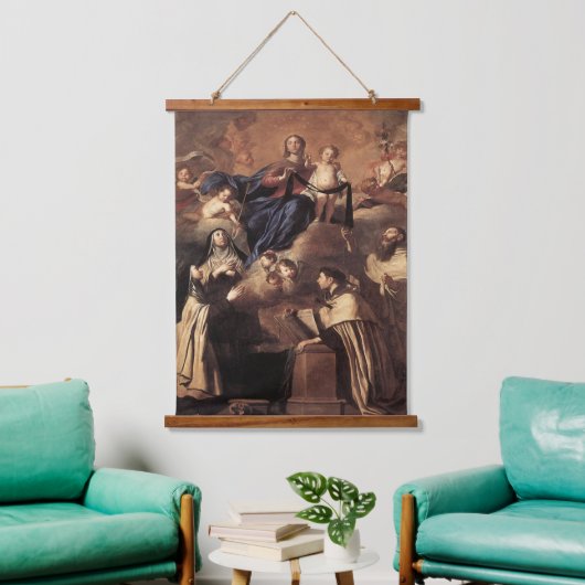 我々のレディ・オブ・山・カーメル1641 吊り下げ型タペストリー (リビング)