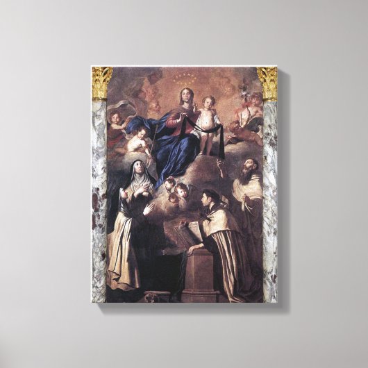 我々のレディ・オブ・山・カーメル キャンバスプリント (正面)